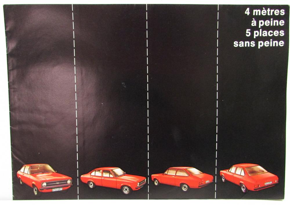 1975 Ford Escort French Text