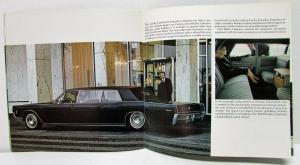 1966 Lincoln Sales Brochure Unmistakably New Yet Unmistakably Continental