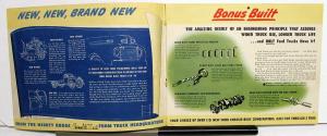 1948 Ford Extra Heavy Duty F-7 F-8 Flathead Truck Dealer Sales Brochure