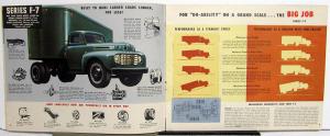 1948 Ford Extra Heavy Duty F-7 F-8 Flathead Truck Dealer Sales Brochure