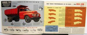 1948 Ford Extra Heavy Duty F-7 F-8 Flathead Truck Dealer Sales Brochure