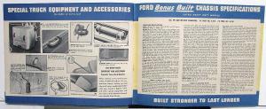 1948 Ford Extra Heavy Duty F-7 F-8 Flathead Truck Dealer Sales Brochure