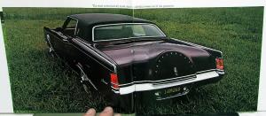 1969 Lincoln Continental and Mark III Sales Brochure