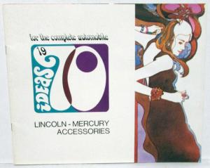 1970 Lincoln Mercury Accessories Sales Brochure Continental Montego Cougar