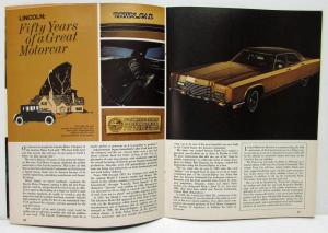 1970 1971 Continental Magazine Vol 11 No 1 Fifty Years of a Great Motorcar Orig