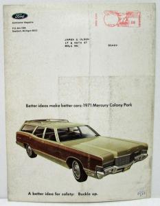 1970 1971 Continental Magazine Vol 11 No 1 Fifty Years of a Great Motorcar Orig