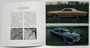 1972 Lincoln Continental Sales Brochure Mailer w Envelope