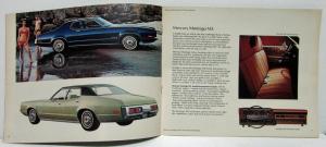 1972 Lincoln Mercury Sales Brochure Continental Mark IV Marquis Monterey Cougar