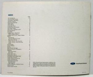 1973 Lincoln Mercury Accessories Sales Brochure