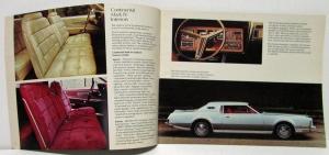 1973 Lincoln Mercury Sales Brochure Continental Mark IV Marquis Monterey Cougar