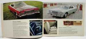 1973 Lincoln Mercury Sales Brochure Continental Mark IV Marquis Monterey Cougar