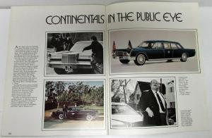 Fall 1974 The Continental Magazine Special Issue Great Lincolns & Continentals