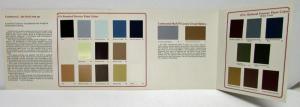 1974 Lincoln Continental and Mark IV Exterior Color Selection Paint Chips Folder