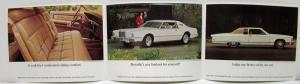 1975 Lincoln Continental Sales Brochure Cadillac Drivers Switched