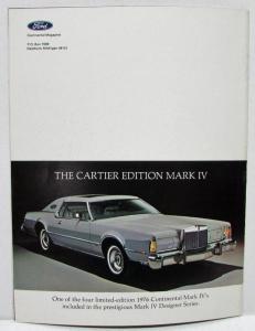 Winter 1975-76 The Continental Magazine Luxurious Options