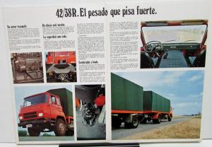 Vintage Chrysler Foreign Truck Brochure 42/38 R Spanish Text H/D Barreiros