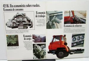 Vintage Chrysler Foreign Truck Brochure 42/16 Spanish Text H/D Barreiros
