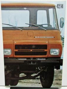 Vintage Chrysler Foreign Truck Brochure 42/14 Spanish Text H/D Barreiros