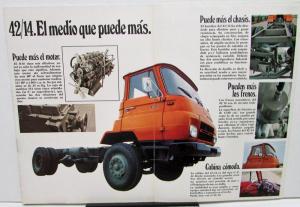 Vintage Chrysler Foreign Truck Brochure 42/14 Spanish Text H/D Barreiros
