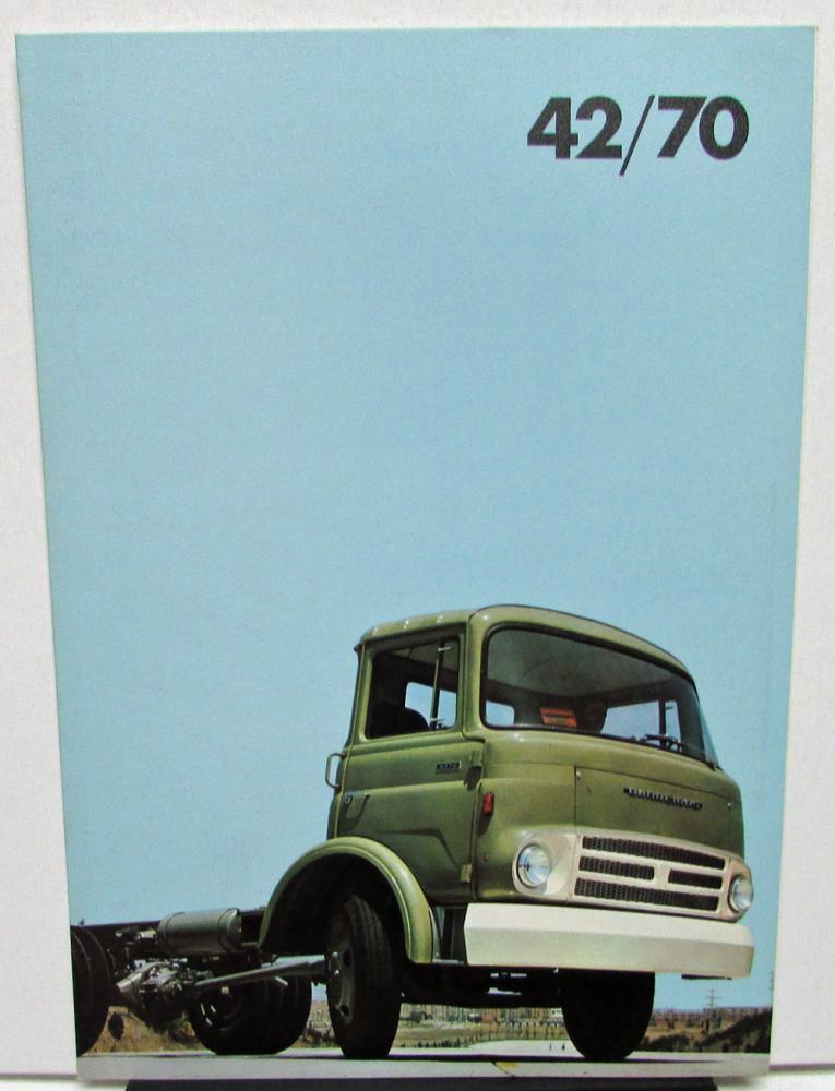 Vintage Chrysler Foreign Truck Brochure 42/70 Spanish Text H/D Barreiros