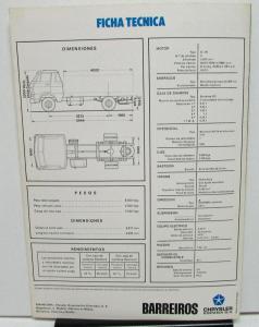 Vintage Chrysler Foreign Truck Brochure 42/55 Spanish Text H/D Barreiros