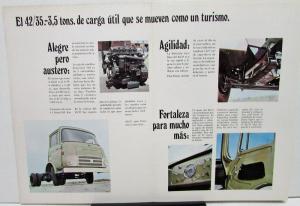 Vintage Chrysler Foreign Truck Brochure 42/35 Spanish Text H/D Barreiros