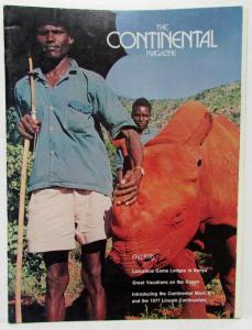 Fall 1976 The Continental Magazine Introducing the Lincoln Mark V
