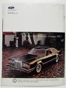Fall 1976 The Continental Magazine Introducing the Lincoln Mark V
