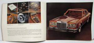 1978 Lincoln Versailles Mercury Ford Sales Brochure Original