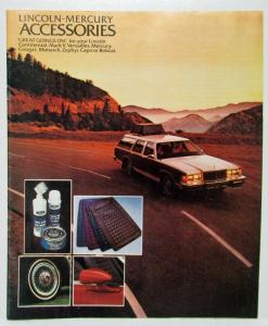 1979 Lincoln Mercury Accessories Mark V Continental Versailles Zephyr Cougar