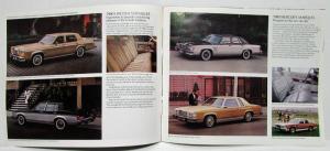 1980 Lincoln Mercury Full Line Sales Brochure Mark VI Continental Marquis Cougar