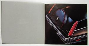 1982 Lincoln Continental Sales Brochure The Most Elegant Ever Fashioned