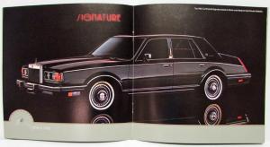 1982 Lincoln Continental Sales Brochure The Most Elegant Ever Fashioned