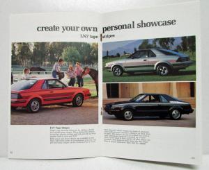 1982 Lincoln Mercury Accessories Sales Brochure Mark VI Continental Cougar Capri