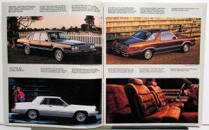 1982 Lincoln Mercury Full Line Sales Brochure LN7 Cougar Continental Mark VI