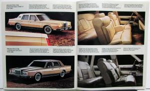 1982 Lincoln Mercury Full Line Sales Brochure LN7 Cougar Continental Mark VI