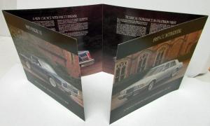 1983 Lincoln Mark VI Continental Sales Folder Designer Series & Luxury Group