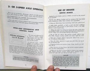 1975 GMC Astro 95 Owners & Drivers Manual Original