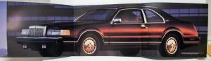 1987 Lincoln Mark VII Specs Instrument Panel Features Wheels Sales Brochure Orig