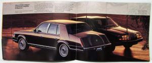 1987 Lincoln Continental Sales Portfolio