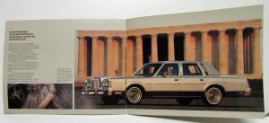 1987 Lincoln Mark VII Continental Town Car Sales Folder Brochure Original