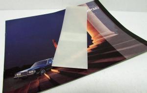 1987 Lincoln Town Car Portfolio Sales Brochure