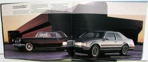 1988 Lincoln Mark VII Portfolio Sales Brochure