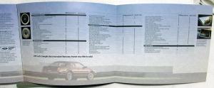 1988 Lincoln Mark VII Portfolio Sales Brochure