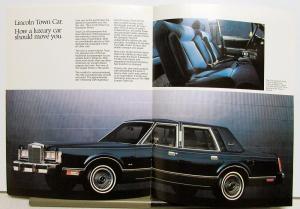 1988 Lincoln Mark VII Continental Town Car Sales Brochure