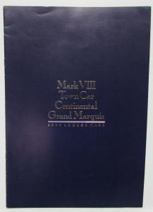 1994 Lincoln Mercury Luxury Cars Sales Brochure Japanese Text