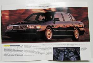 1994 Lincoln Mark VIII Continental Town Car Sales Brochure