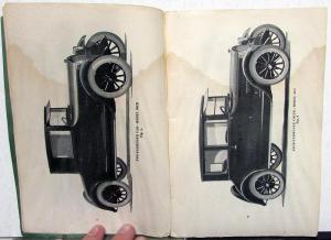 1924 Oldsmobile Six Canadian Model 30 Instruction Book Owners Manual Care & Op
