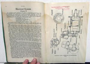 1924 Oldsmobile Six Canadian Model 30 Instruction Book Owners Manual Care & Op