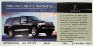 2007 Lincoln Navigator and MKX Tabbed Presentation Guides